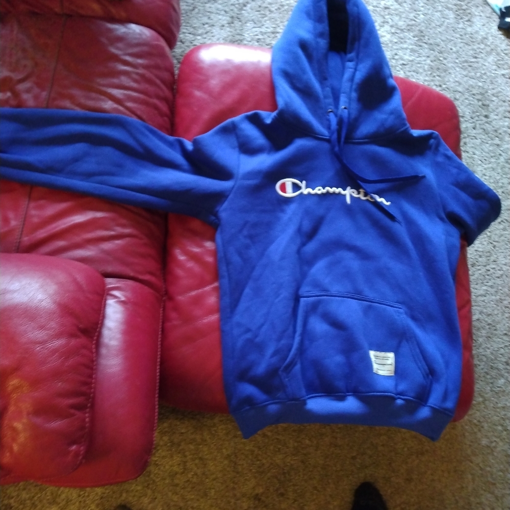 Large men's champion pullover